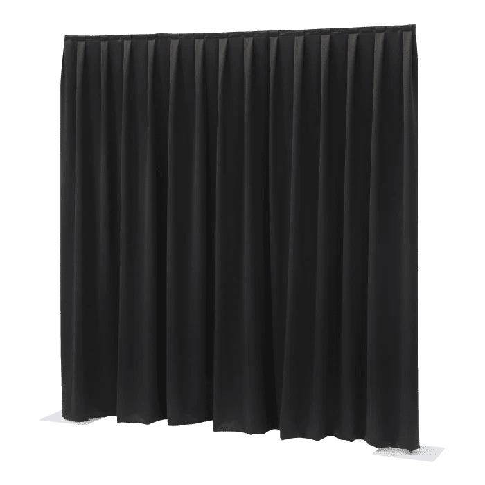 Drape Black Flat - 3m x 6m